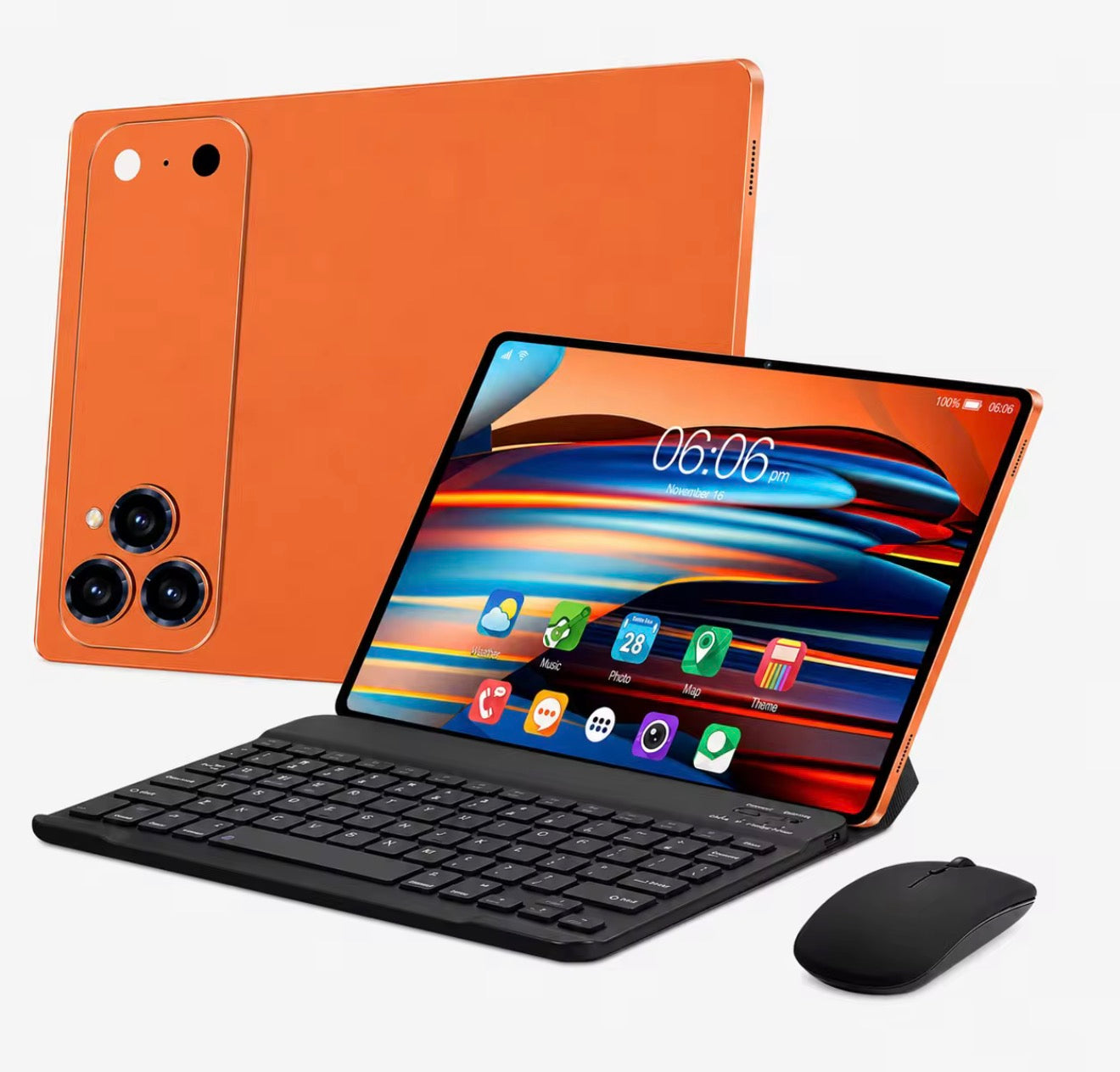 Tablet Teléfono S12, 4G, 8 pulgadas, 3GB RAM, 32GB ROM, Android 10, 6,000mah de Batería con Forro protector