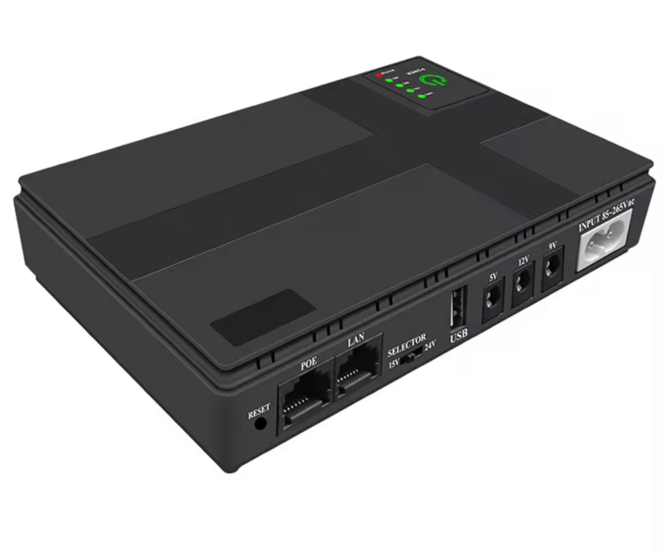 Mini UPS 10400mah, 18W POE/LAN